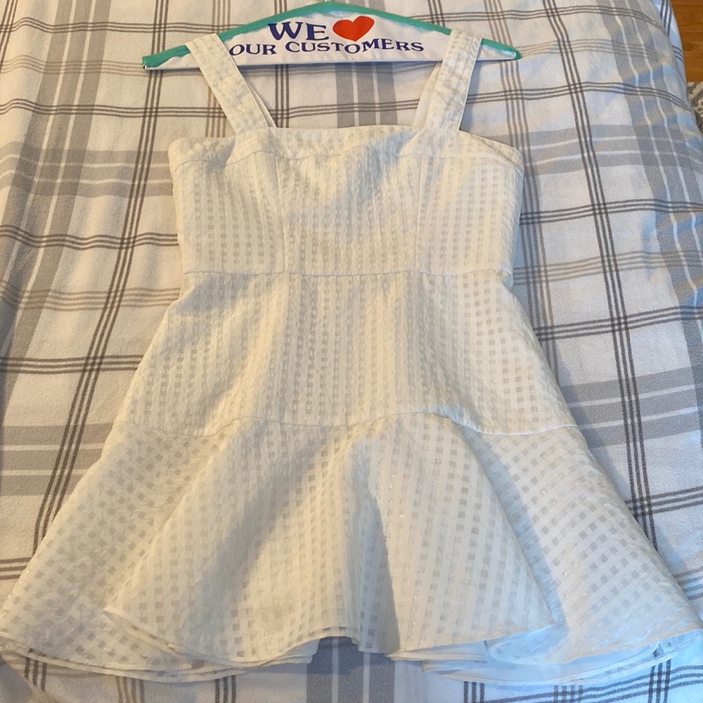 Amanda Uprichard size Small white mini dress. Worn twice.